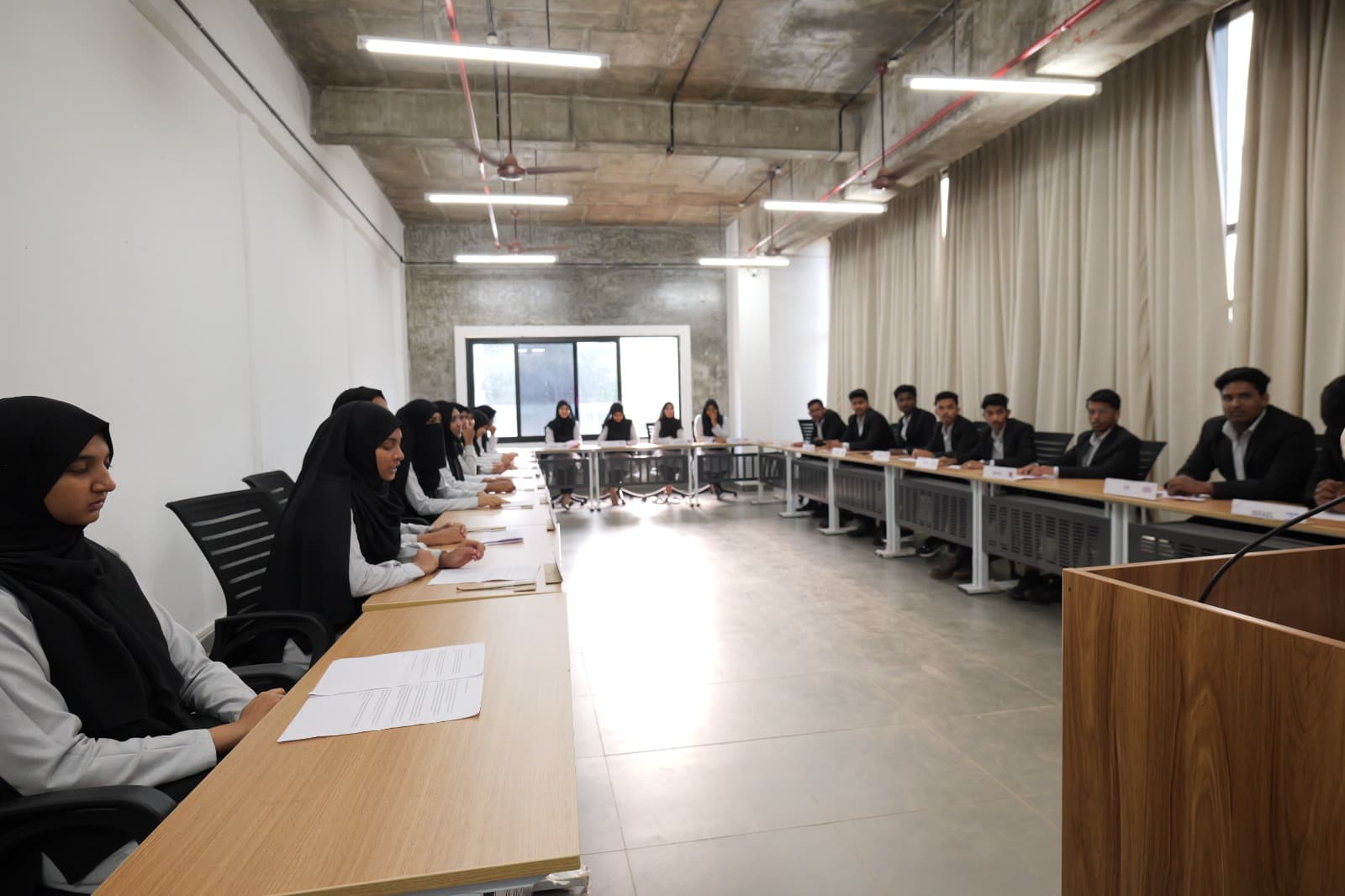 Hillsinai IAS Coaching — students in an integrated degree and civil services preparation session